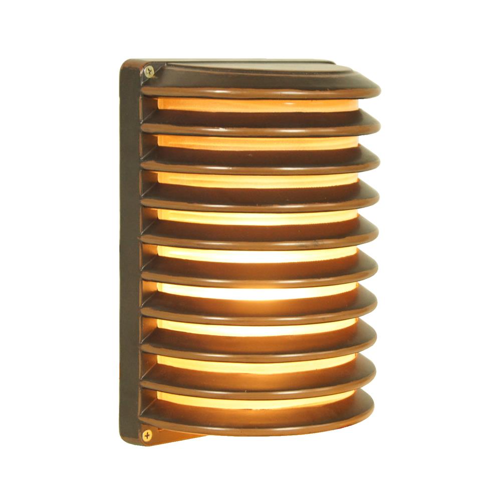 Living District by Elegant Lighting LDOD2401 Outdoor Wall lantern D:7.3 H:10 60W Oil Bronze Finish Frosted glass Lens